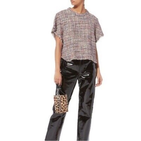 IRO —Devon Tweed Top … size 38 NWOT  ♥️A BEAUTIFUL soft tweed top !! - Picture 2 of 13